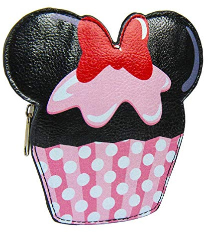 ARTESANIA CERDA Wallet Minnie Women's Black (Black), 3 x 12 x 12 cm (W x H x L)