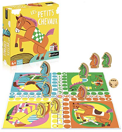 Nathan – Spiel der kleinen Pferde – Brettspiel in der Familie für 2 bis 4 Spieler ab 4 Jahren