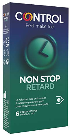 Control Originals - New Non Stop Retard Profilattico, 6 Profilattici