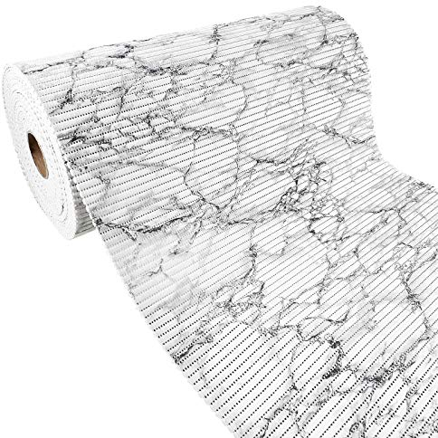 Weichschaummatte Bad 100x65 cm | Badematte aus weichem, atmungsaktivem PVC | Antirutschmatte Bad für Innen- und Außenbereiche | Badteppich Weichschaum mit sicherem Halt auch bei Nässe | Grauer Marmor