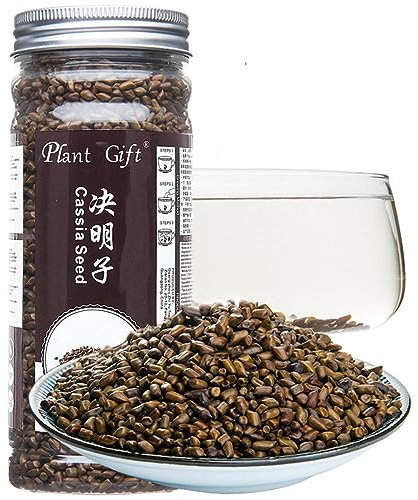 Plant Gift Cassia Angustifolia Tea, Chinese Herbal Medicine Cassia Seed Organic Cooked Frying Detox Liver Eyesight Health Flower Tea, Eye Protection 250g /8.8oz