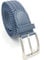 LisaModa Herren Stretch Flechtgürtel LM1000 Stretchgürtel Stoffgürtel Viele Farben (Blauweiß 054, 100-125)