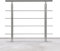 Lospitch Barandilla de acero inoxidable para balcones, escaleras, balaustradas con/sin travesaños (80 cm, 4 travesaños)