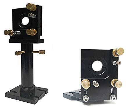 JIMINISO 1 Stück Durchmesser 20 mm 25 mm CO2 Laser Reflektierender Spiegel Reflektierende Integrative Spiegel Halterung Laser Gravur Schneidemaschine