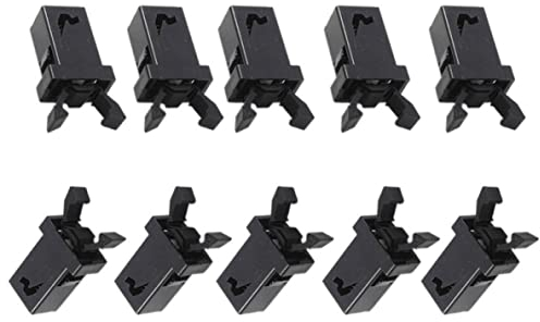 SMELEYOU Serrure à bac à couvercle tactile, Verrou pour poubelle avec couvercle, Noir, Plastique, Plastique/100%, Durable, Nettoyage et hygiène, 1 centimeters x 1 centimeters