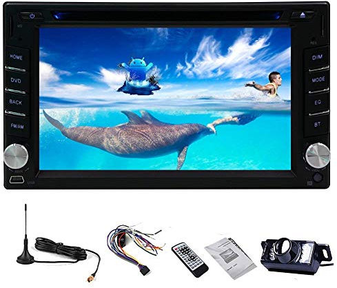 ZAKSEM Auto DVD-Player MP3 MP4 Multimedia Auto Stereo Auto PC Radio Autoradio Doppel Din Elektronik CD Head Unit In Dash Video Touchscreen iPod DVB-T ISDB-T Digital TV Rückfahrkamera