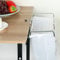 Trash Bag Holder, Over Door hanging Bin,Kitchen Trash Rack Over The Door Plastic Bag Trash Bin,Hanging Trash Bag Holder, Desktop Trash Bag Holder,Small Garbage Bag Rack,Table Rack for Kitchen Cupboard