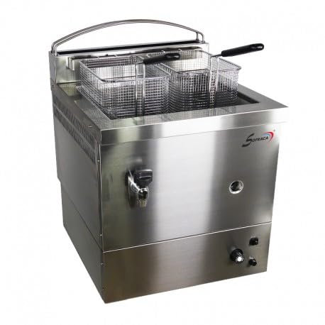 Friteuse foraine gaz - spéciale surgelés - 10 Litres - Gaz Butane/Propane - Sofraca