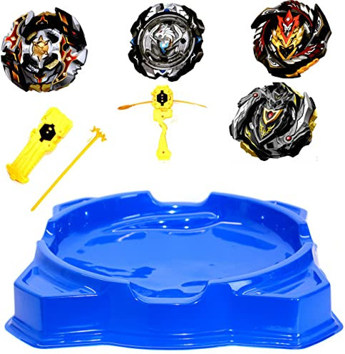 Elrozo 4er T4-03 Black Edition Set Kreisel für Burst Evolution Rise GT Arena B-00-117 B-00-127 B-00-128 B-00-129 NEU