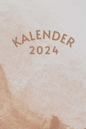 Notizbuchkalender 2024: mit allen deutschen Feiertagen, übersichtlich im Parktischen DIN-A5 Format