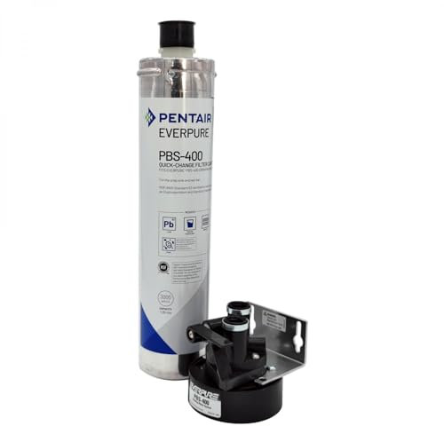 Purificateur D'eau Sous Evier Everpure Pbs 400 Avec Tête De Connexion 3/8 - Filtration Jusqu'à 0.5 Microns