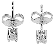 ESPRIT Damen-Ohrringe 925er Silber 2 Zirkonia One Size Silber 32022995