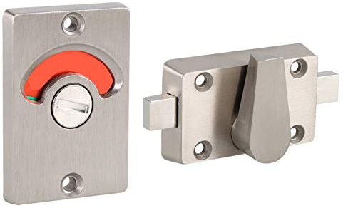 Indicateur de confidentialité Verrou de Porte, Serrure de Porte Occupée Serrures de Porte de Toilette Vacant - Serrure Engagée Vacant Engagé Vis Salle de Bain Toilette