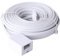 ERHUO 20m BT to BT Extension 4 wire Flat Home Telephone Phone Cable Lead Cable Extension Cable for BT UK Landline Phone Cord Home & Office Fax (20m)