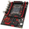 X99 LGA 2011 V3 Motherboard, 4 Channel DDR4 PC Motherboard, 3000/2666/2400/2133 MHz FSB, PCIe 3.0 NVME M.2 SATA M.2, with RTL8111G Gigabit LAN Card