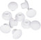SKIR'CO Lot de 40 bouchons en plastique blanc de 7 mm pour trou de perçage, bouchons de trou de meubles, bouchons de trou à vis