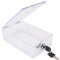 Large Clear Acrylic Thermostat Guard Cover with Lock Prevents Tampering/Damage for Most Thermostats, Easy Installation