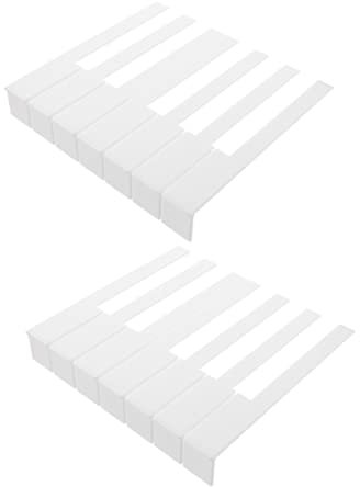 Abaodam 52Pcs Piano Keytops Replacement Acrylic Piano Repair Accessories for Musicians Essential Supplies for Piano Maintenance and Key Restoration