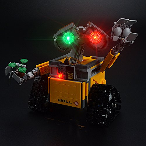 GEAMENT LED Beleuchtungsset Kompatibel mit Lego Idea Robat Wall E - Licht-Set für Ideas 21303 Baumodell (Modell-Set Nicht enthalten)