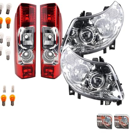 Johns, Scheinwerfer Night Breaker passend für Fiat Ducato und Heck Leuchten