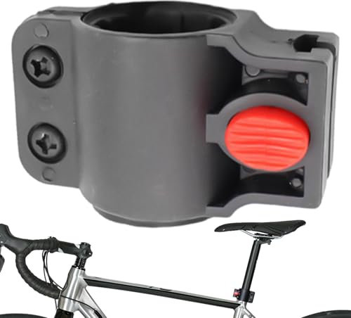 Dreuhuing Cycle Lock Mount Holder, U Lock Clamp Holder, Adjustable Cycling Parts Clip, Replacement U Lock Clip Cable Lock Support Bracket, Black