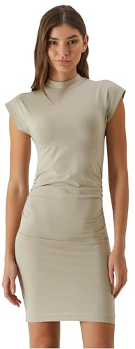 Urban Classics Damen Kleid Ladies Short Cotton Jersey Dress, kurzes Damenkleid aus Baumwolljersey, Slim Fit, Größen XS - XL