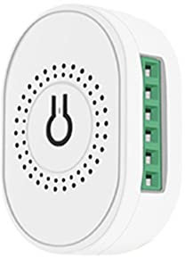 Sctecoau Tuya Smart WiFi Fan Ceiling Fan Switch Module Dual-Mode Reset Voice Switch Controller for Home White