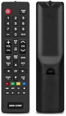 BOBOPACK 2 Stück Universal Fernbedienungen, TV Fernbedienung BN59-01199F Universal, Universalfernbedienung für alle Modelle von Smart TVs LCD LED