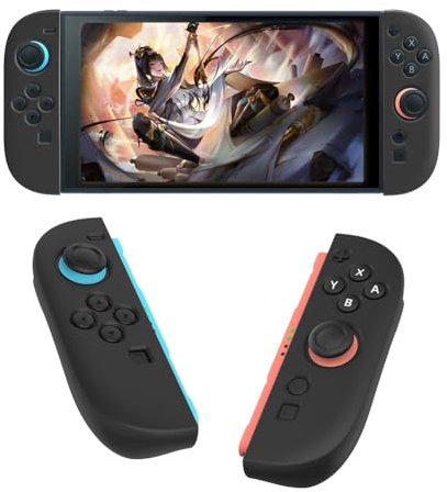 CHANGYUE For for Switch 2 Joy-Con Controller Silicone Protective Case (Black)