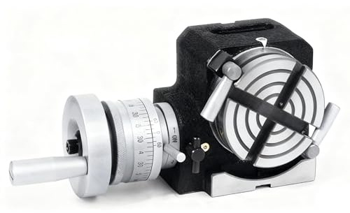 75-mm-Rundtisch (vertikal/horizontal), Universal-Fräskopf, Schnellwechsel-Teilkopf, Bohrmaschine mit Spannfutter