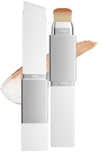 Aureva Paris Fond De Teint Couvrant Imperfections,Aureva Paris Teint Fusion,Color Changing Foundation Stick,Korean Color Changing Stick Foundation with Brush,Full Coverage Concealer (Naturel)