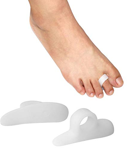 Pedimend™ Silicone Gel Toe Orthotics Crests Pads | Hammer Claw Crooked Mallet Toes Props Straightener Corrector | Under Toe Support | Bunion Corns Blisters Protector - 10 PACK - (5PAIRS))