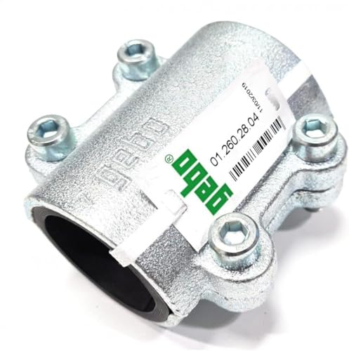 Suinga - Tapaporo 1 abrazadera acero de reparación para tuberia 32mm metal. Utilizada para reparar grietas en las tuberías de polietileno, acero y metal, gris