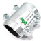 Suinga - Tapaporo 1 abrazadera acero de reparación para tuberia 32mm metal. Utilizada para reparar grietas en las tuberías de polietileno, acero y metal, gris