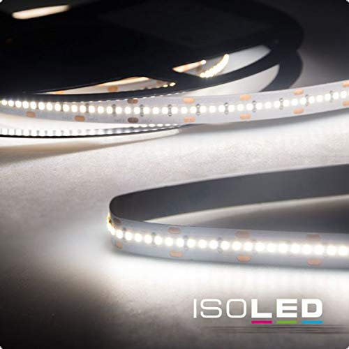 Isoled Marken LED Strip 20 Meter, 3600 LED, 24V, 6Watt/m, 4000Kelvin, neutralweiß, 650lm/m, CRI93, dimmbar, flickerfree