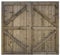 Pressure Treated Feather Edge Double Driveway Wooden Garden Gates (1.65m High X 2.4m Wide)