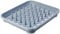 Addis 518356 Eco Made from 100% Recycled Plastic Draining Dish Plate Rack with pegs, Light Grey, 33.5 x 38 x 5cm