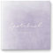 DeinWeddingshop Gästebuch zur Hochzeit, Hochzeitsgästebuch Fotobuch Hardcover - Watercolor Serie - quadratisch, 104 weiße Seiten (Flieder)