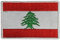 Lebanon National Country Flag Patch Iron On Patch Sew On Embroidery Badge Country Patch