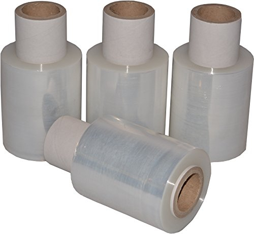 Freiziel® 6x Mini Rollen 10 cm Stretchfolie 23 my (transparent)