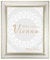BIRAPA Bilderrahmen silber Vienna Rahmen 30x45 cm - Bilderrahmen vintage in Weiß Silber, Bilderrahmen Holz mit Zierleiste innen und außen, Fotorahmen, Holzrahmen