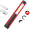 Pocketman Tragbares LED-Arbeitsleuchte, wiederaufladbar, 5 Modi, Taschenlampe, Frontlicht und COB-Seitenlicht, Magnetfuß, für Autoreparatur, Camping, Wandern, Rucksackreisen, Angeln,