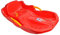 Schlitten Kinderschlitten BOB MINIBOB Kunststoff Rodel 4 Farben (Rot)