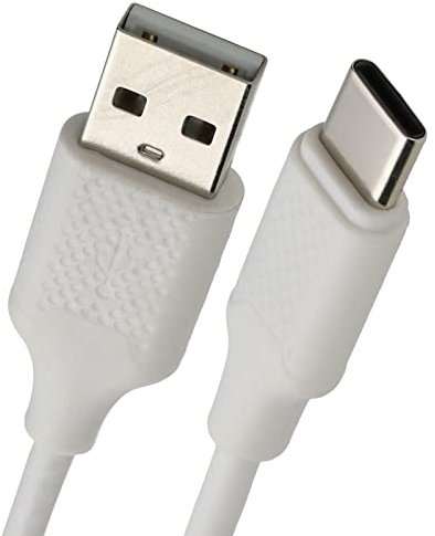 kenable Cable de carga rápida USB-C para teléfono móvil/PS5/Series X, 1 m, color blanco