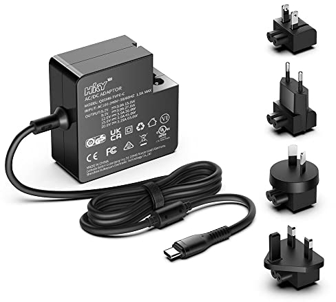 HKY 65W USB C PD Netzteil für JBL Xtreme 3 NOCO Boost X GBX45 GBX55 GBX75 GBX155 NOCO GBC011 Jump Starter Sport Akku Starthilfe, Soundboks Lautsprecher DC Kabel