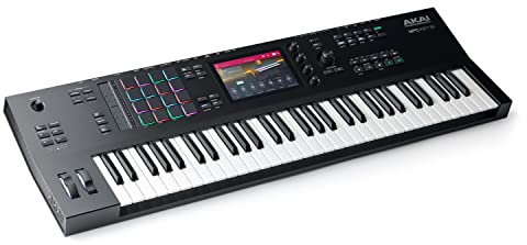 Akai Professional MPC Key 61 - Clavier Synthétiseur Autonome pour la Production avec Écran Tactile, 16 Pads de Batterie, 20+ Sound Engines, Touches Semi-Lestées et Intégration Native Instruments