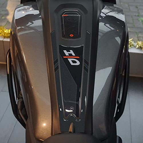 labelbike Adesivo 3D Moto Paraserbatoio Compatibile con Harley | Pan America, Protezione in Resina, Antigraffio, Decorazione