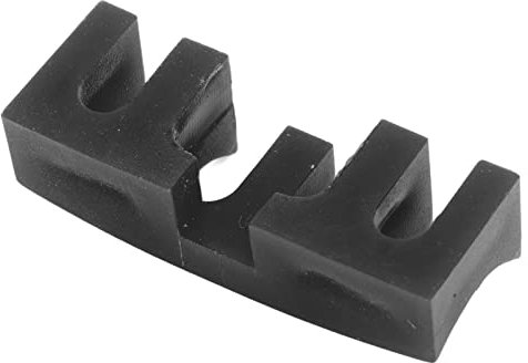 Badminton Besaitungsschläger Load Spreader, Badminton Schläger Load Spreader Adapter Distribution Pressure Wire Groove Design Plastic for Manual Threading Machine (Schwarz)