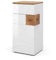 Vicco Midischrank Eden, Badmöbel, Weiß Hochglanz/Artisan-Eiche, 40 x 84 cm