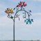 Moulin à Vent D'extérieur, Sculptures éoliennes, Moulin à Vent Dynamique 3D, avec Piquet De Jardin en Métal, Jardinage Plug Moulin à Vent Décoratif pour La Cour, Le Jardin, Extérieur. (Flower)